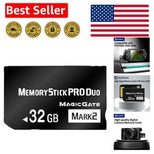 High-Speed 32GB Memory Card with Adapter - Perfect for PSP and Digital Cameras
