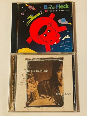 BELA FLECK & Flecktones Flight Of The Cosmic Hippo CD +BONUS Bluegrass Sessions