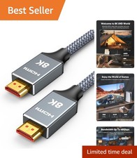 Ultimate 2ft HDMI 2.1 Cable - 48Gbps, Supports HDR  eARC for Home Theater