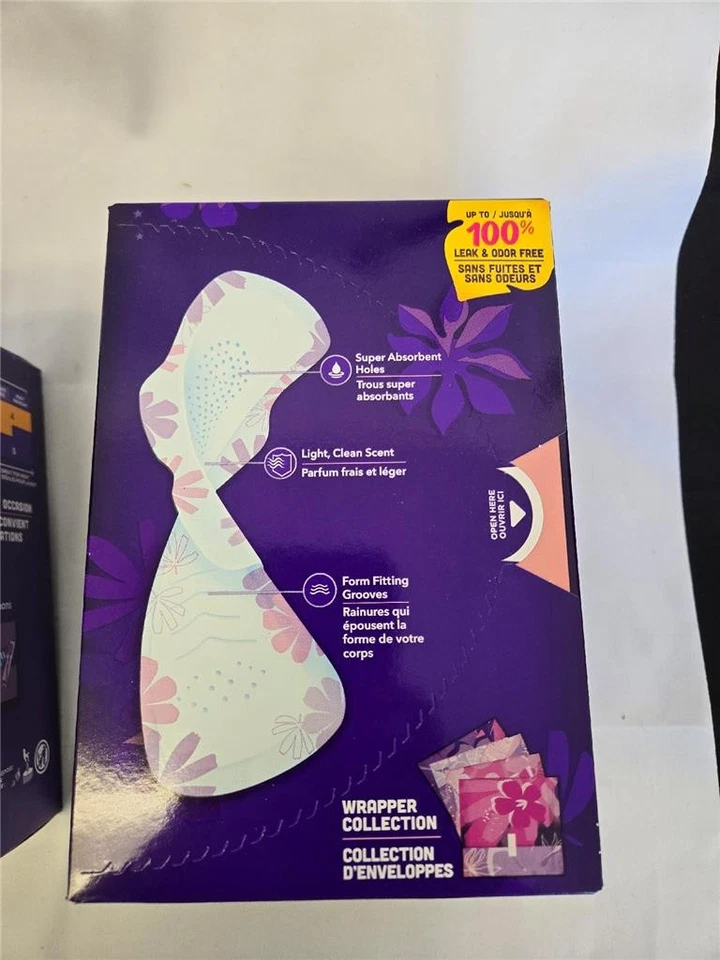 = Lote de 2 almohadillas siempre radiantes 36 CT tamaño 4 espuma flexible durante la noche 72 almohadillas totales Foto 2 de 4