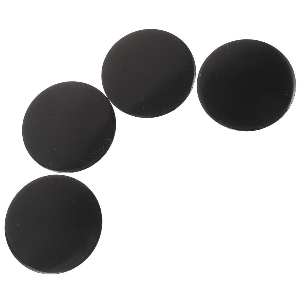 4Pcs Car Hub Caps 45Mm Black Aluminum Durable Center Cover Set | eBay ...