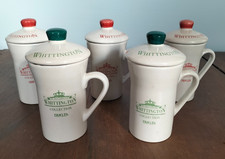 Set 5 Tazze in Ceramica Whittington Eraclea per Tè Infusi e Cioccolate