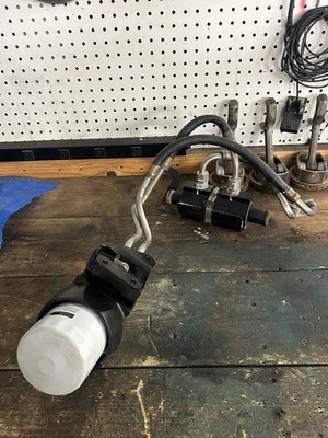 OEM Mercury MerCruiser Remote Oil Filter Assembly 8M0095983 w Hosing & Cooler