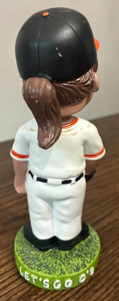 Baltimore Orioles Bobblehead - #1 Baseball Fan Girl - MINT - Orioles MLB - Image 2 of 4