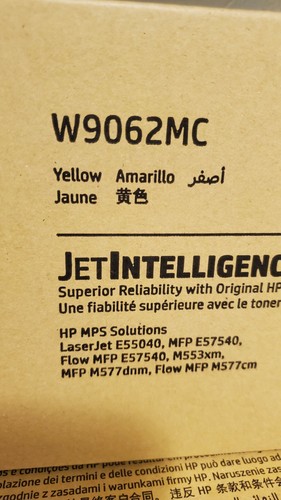 (4) BRAND NEW FULL SET Laserjet Toner W9061MC W9060MC BLK Cyan M Y SHIP Free NIB - 第 6/7 張圖片