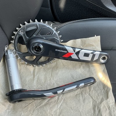 Sram X01 Eagle Kurbelgarnitur 1x12 fach 175mm 32T DUB rot Carbon