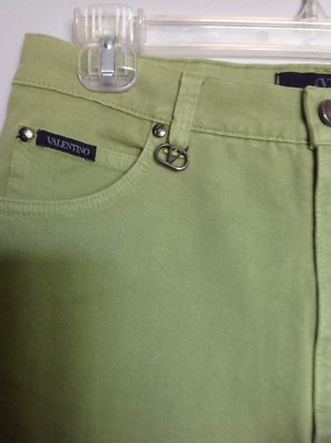 VALENTINO green  Stretchy  jeans 31 New