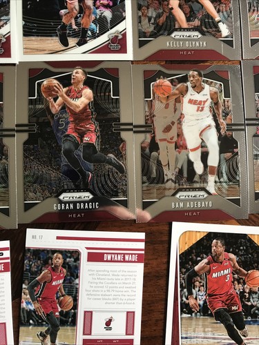 Miami Heat Cards Wade, Adebayo, Allen,Dragic, Winslow, Waiters, Butler Option #2 - Picture 11 of 12