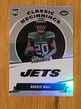 2022 Classics H2 Classic Beginnings🏈 #CB-6🔥Breece Hall🔥NY Jets SILVER PRIZM🔥