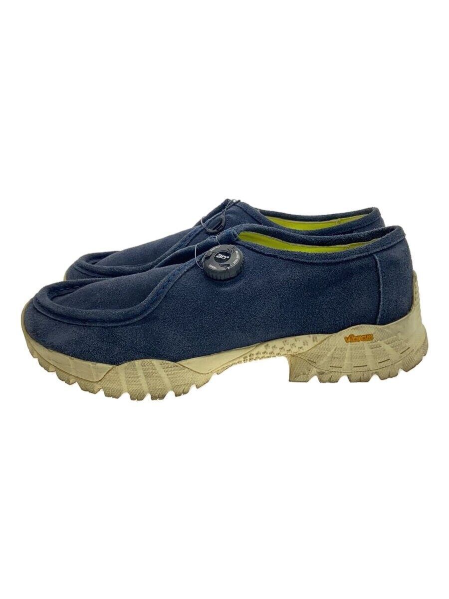FEEL LOW TOP SNEAKERS USED KNOCK 2 KING-TEX 43 Navy SUEDE FEEL LOW TOP SNEAKERS USED KNOCK 2 KING-TEX 43 Navy SUEDE