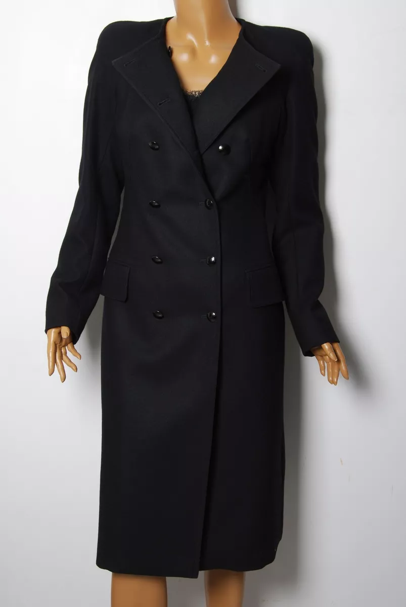 Alexander McQueen double-breasted coat - Black