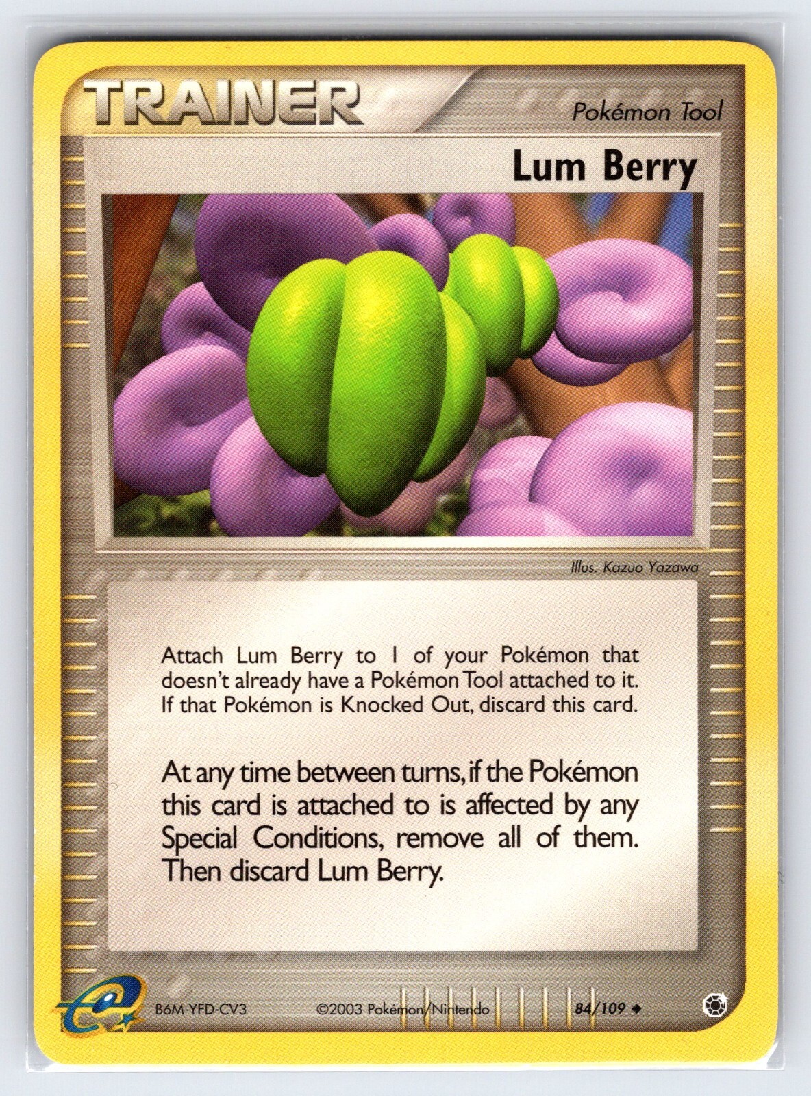 Lum Berry 84/109 2003 EX Ruby & Sapphire Pokemon Card Nintendo - Nm