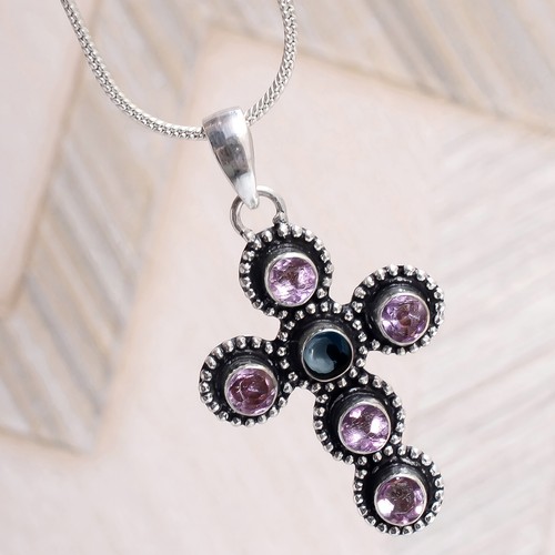 Collier De Pierres Précieuses Améthyste, Perles De Pierres Précieuses