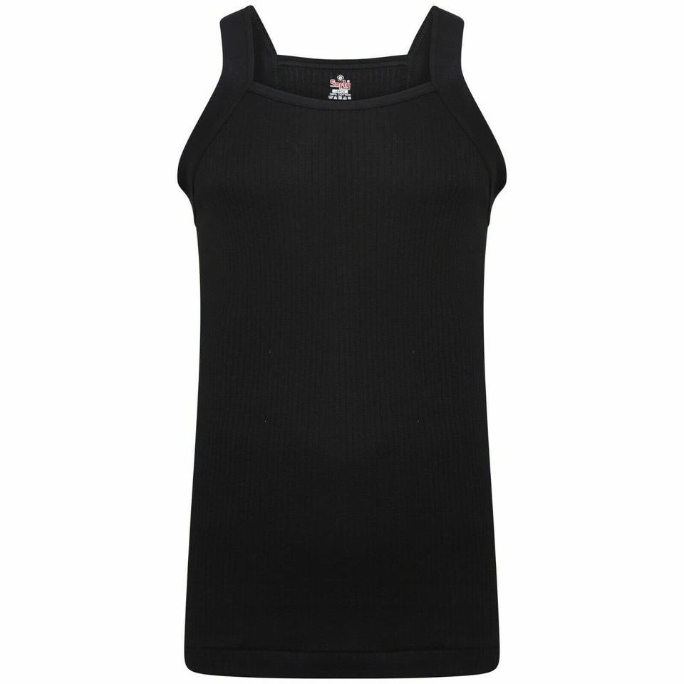 Modern Ribbed Wife Beater Soft Stretchy Cotton, AllDay Wear, S2XL eBay