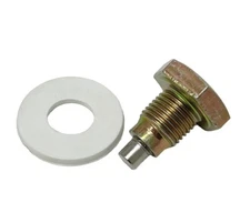 Magnetic Drain Plug Oil Pan Transmission Steel 1/2"-20 Gold Zinc Plated