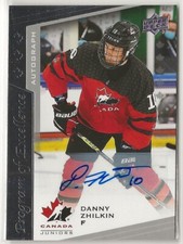 2021-22 Upper Deck Team Canada Juniors Autographs Spectrum #114 Danny Zhilkin