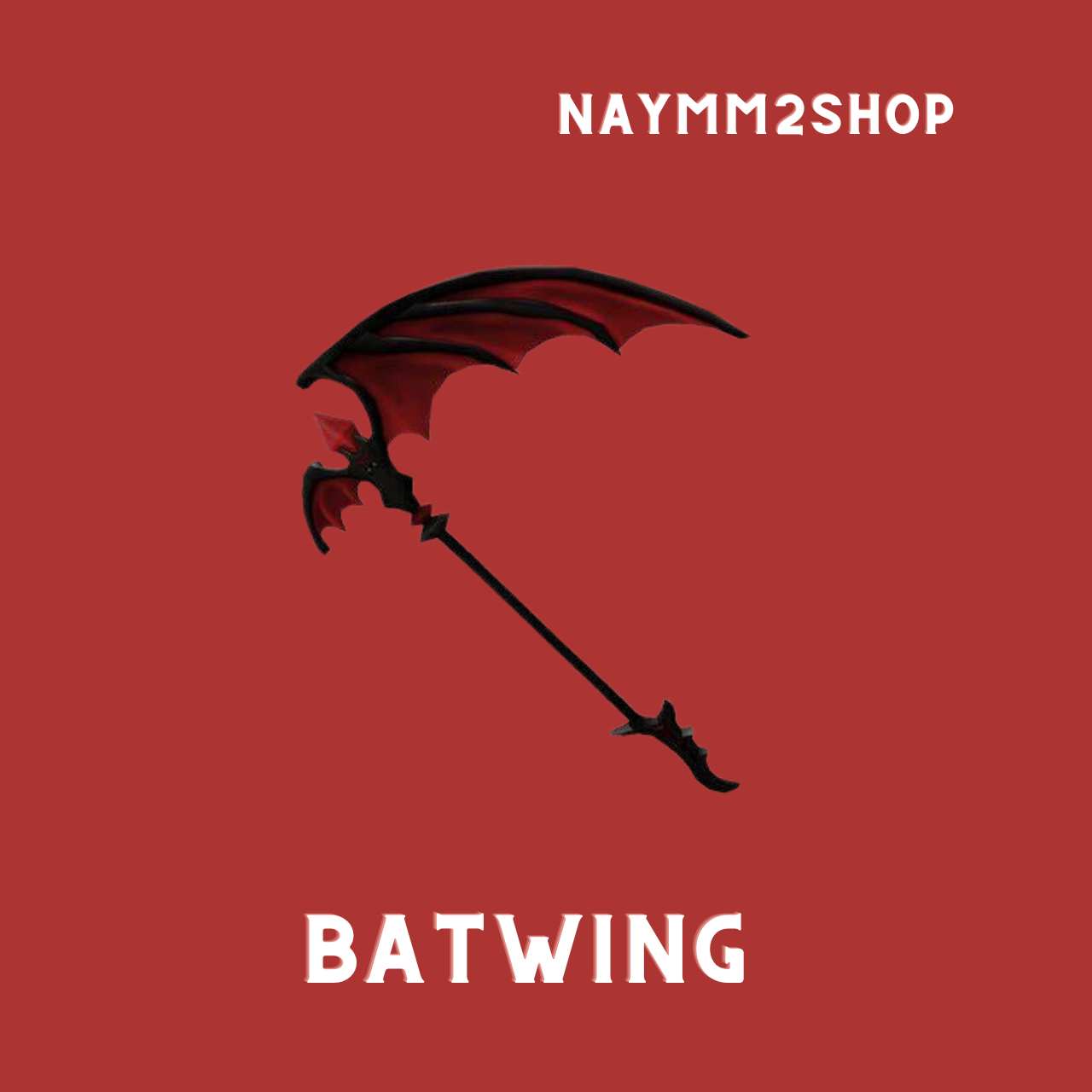 Roblox Murder Mystery 2 MM2 Batwing Godly Knife eBay