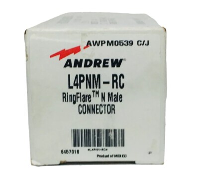 ANDREW L4PNM-RC RINGFLARE N MALE COAXIAL CONNECTOR FOR 1/2'' LDF4-50A CABLE !NEW!