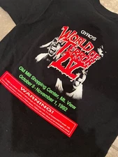 Vintage Horror GYRO's World Of Terror T-shirt Halloween 90's Horror Psycho 80's