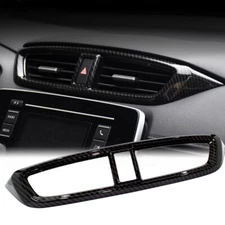 Gloss Carbon Fiber Print Interior Front Dash AC Air Vent Cover Fits 17-22 CRV