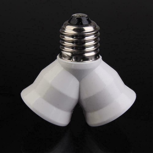E27 1 Bis 2 E27 Led -Glühbirnenlampenadapter -Konverter N -Socket V5M M8Y4 F4C3 - Picture 12 of 12