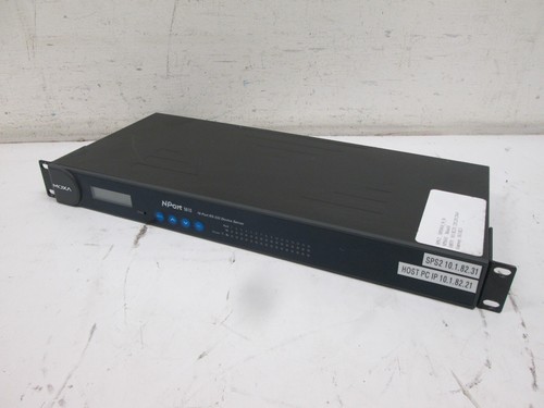 MOXA NPORT 5610 16 PORT RS-232 DEVICE SERVER USED