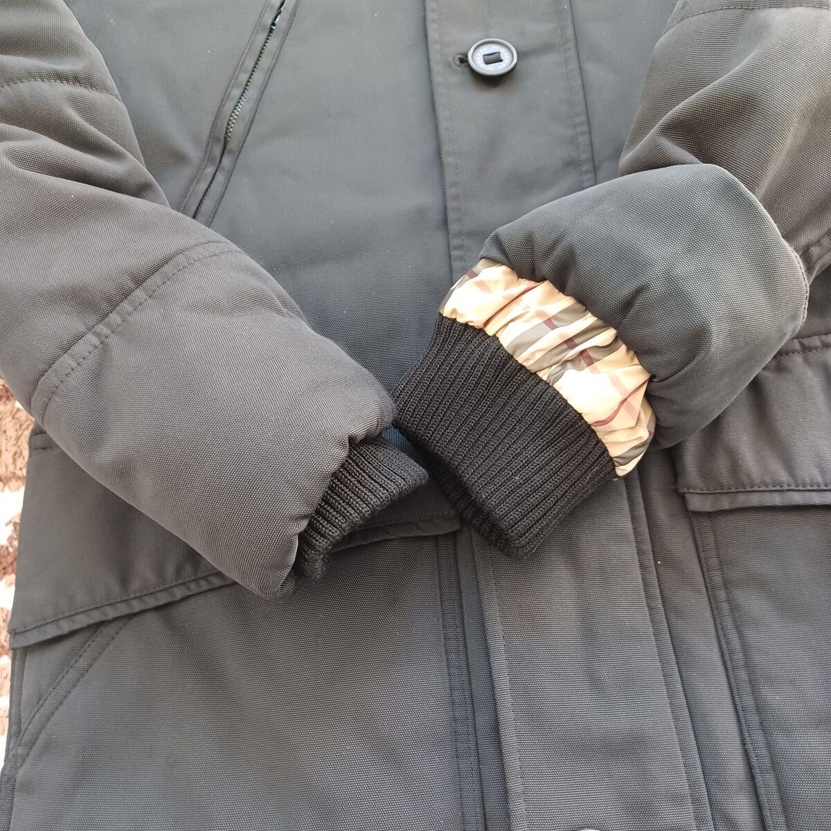 Burberry London Jacket Coat Puffer Long Hooded Quilted Black Burberry London Jacket Coat Puffer Long Hooded Quilted Black