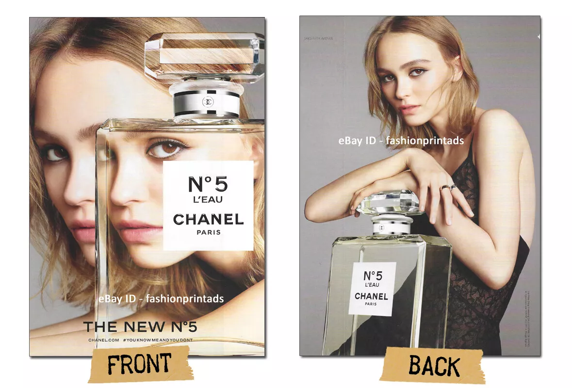 CHANEL Fragrances 2-Page Magazine PRINT AD 2016 LILY ROSE DEPP