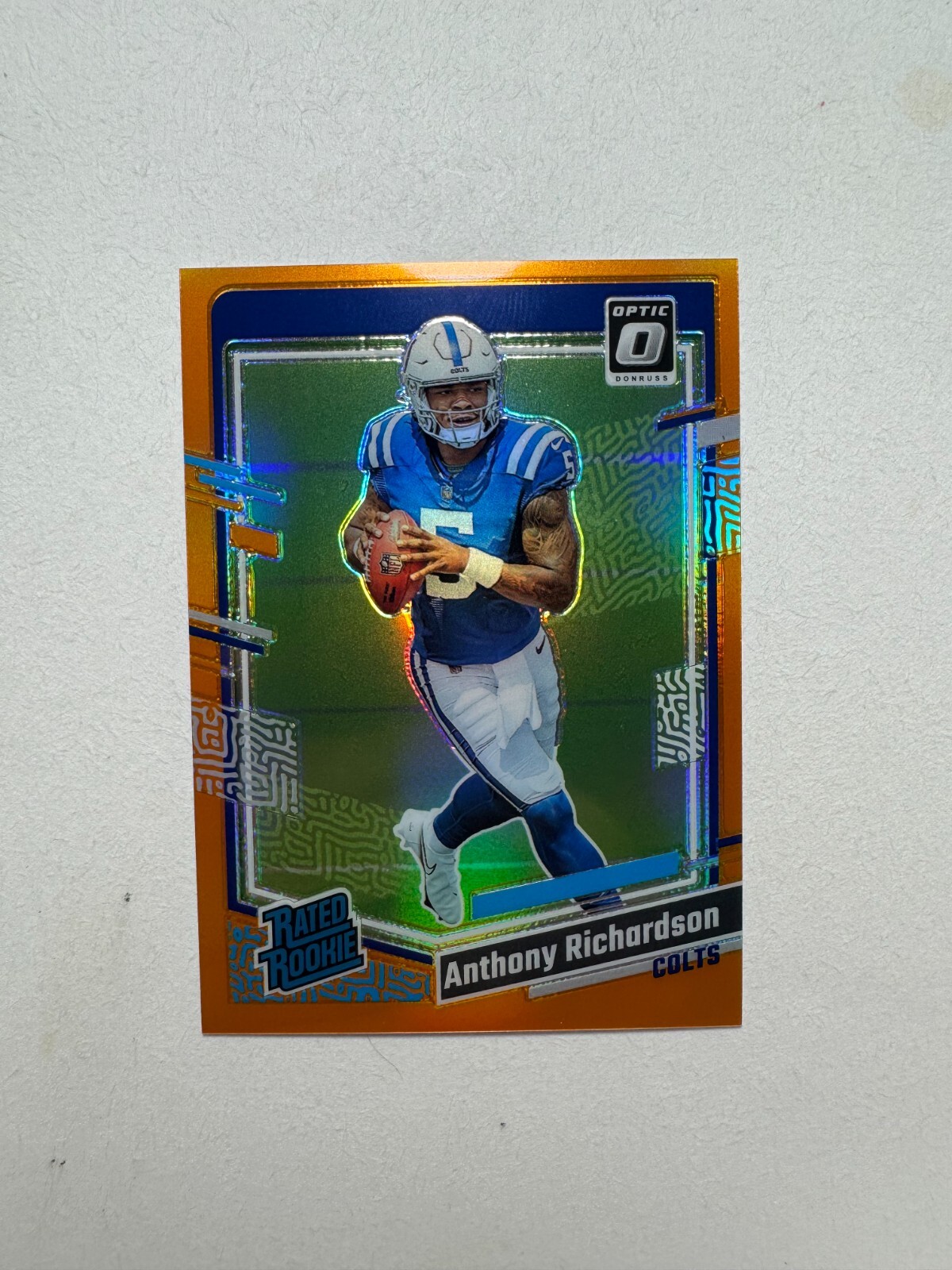 2023 Panini Donruss Optic Rated Rookie Anthony Richardson #247 /249 ORANGE RC