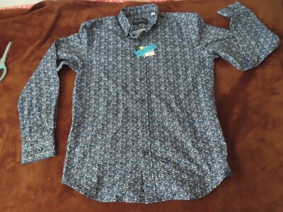 Robert Graham Button Up Shirt Mens M Tailored Fit Modern Americana Multicolor