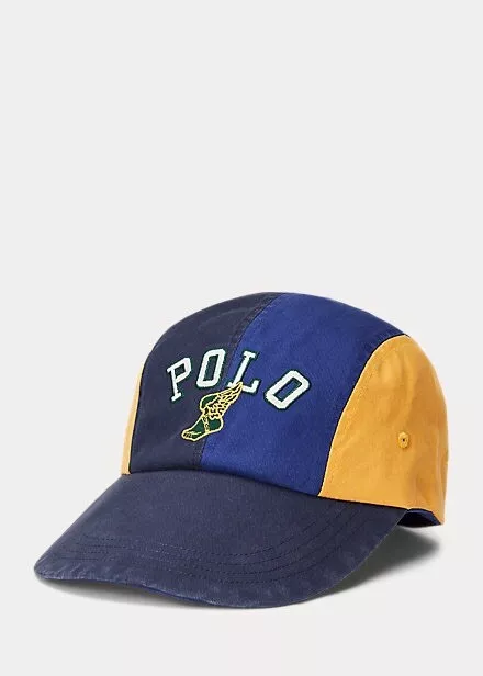 Polo Ralph Lauren P-Wing 1992 Stadium Color-Blocked Twill Four-Panel Cap L/XL