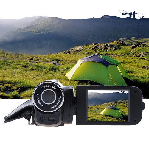 Caméra vidéo numérique Full HD 1080P 32 Go, mini caméscope Zoom 16x, caméra DV - Photo 4/18