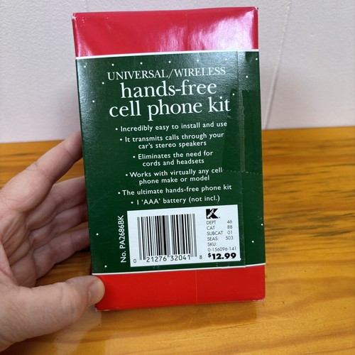 Vintage Universal Wireless Hands Free Cell Phone Kit for Car (Sealed) Wrapped - Photo 4 sur 7