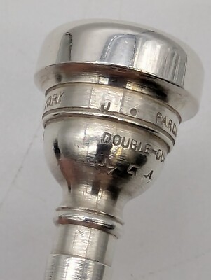 J Parduba & Son Double Cup #5 H James Model Silver-Plated Cornet