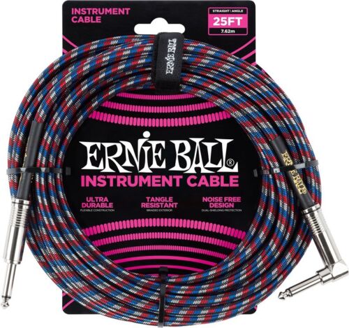 Ernie Ball Braided Instrument Cable, 25ft/7.6m, - 第 10/11 張圖片
