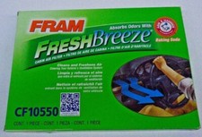 Fram Fresh Breeze Cabin Air Filter CF10550 Cleans and Freshens Air Free Shipping