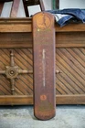 Vintage Marathon Motor Oil Anti Freeze Metal Advertising Thermometer Sign 1940's
