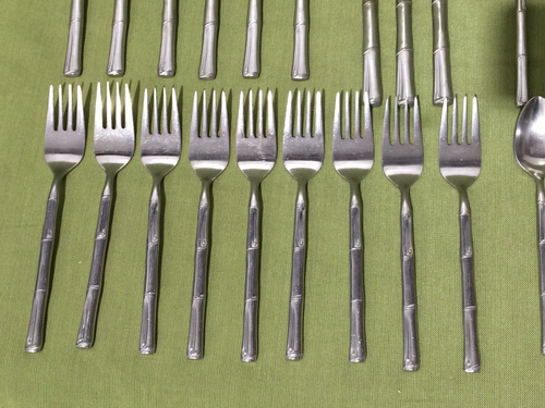 25 PC - CATHAY Stainless Flatware Set Lot - Afbeelding 3 van 9
