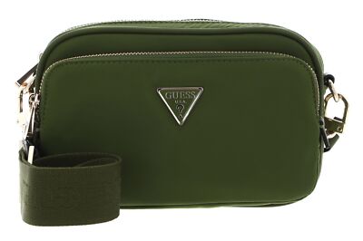 GUESS Eco Gemma Mini Crossbody Camera Bag Umhängetasche Tasche Olive olivgrün