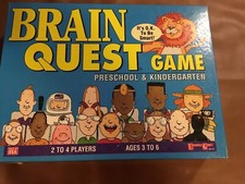 Brain Quest 1994 - Pre-School Kindegarten 2004 Pre-Owned
