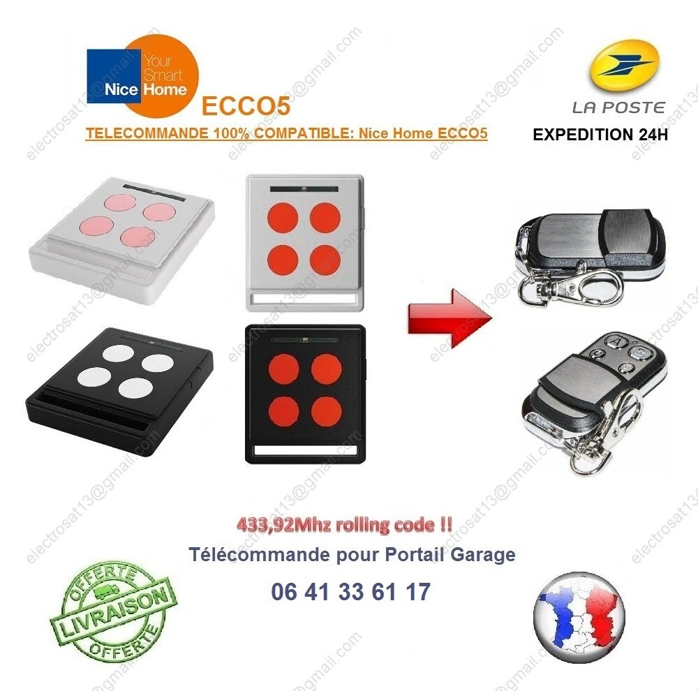 Telecommande ecco5 2025
