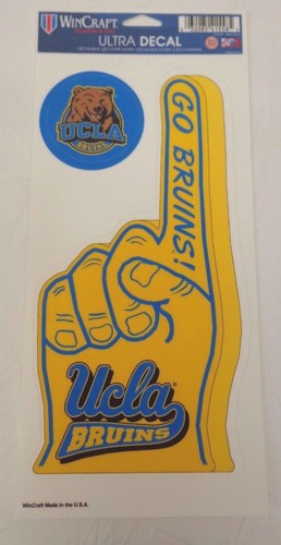 Licensed Collegiate Multi Use 2 Pack Sticker Decals 4.25" x 9.5" Wincraft - Picture 52 of 62