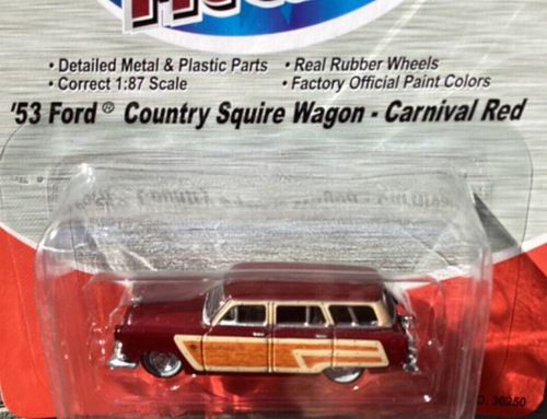 CLASSIC METAL WORKS 1/87 HO 1953 FORD COUNTRY SQUIRE WAGON RED ITEM # 30250 F/S - Picture 3 of 13
