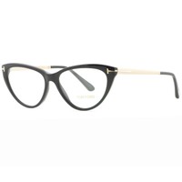 Tom Ford Tf5354 001 53mm Shiny Black/gold Womens Cat Eye Eyeglasses on sale Tom Ford Tf5354 001 53mm Shiny Black/gold Womens Cat Eye Eyeglasses on sale