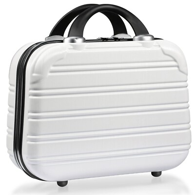 14inch Makeup Train Case PC ABS Cosmetic Case Hardshell Makeup Bag Organizer ...
