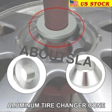 Manual Tire Changer Centering Billet Aluminum Upgrade Large Wheel Hold Down Cone