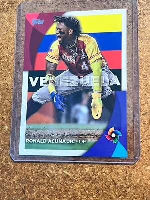 2023 Topps Baseball World Baseball Classic # WBC-16 Ronald Acuna