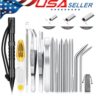 14 Pieces Paracord Tools FID Needle Set Stitching Stainless Steel Lacing Camping