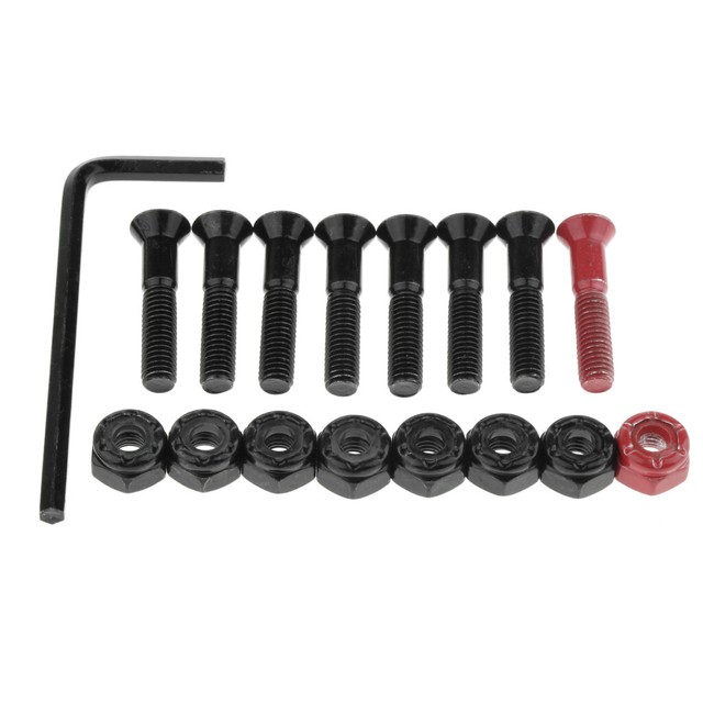 Skateboard Mounting Bolts and Nuts Set Longboard Truck Hardware Screws