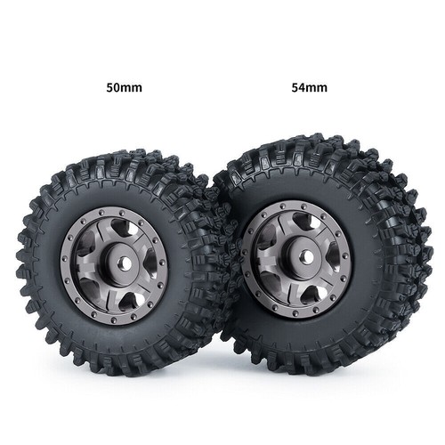 Juegos de neumáticos de aleación CNC 1,0"" con llanta de rueda Beadlock para automóvil sobre orugas de radiocontrol 1/24 axial SCX24 - Imagen 74 de 124